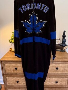 Funzie Onezie Toronto Maple Leafs Fleece Hooded Onesie Youth L 14/16